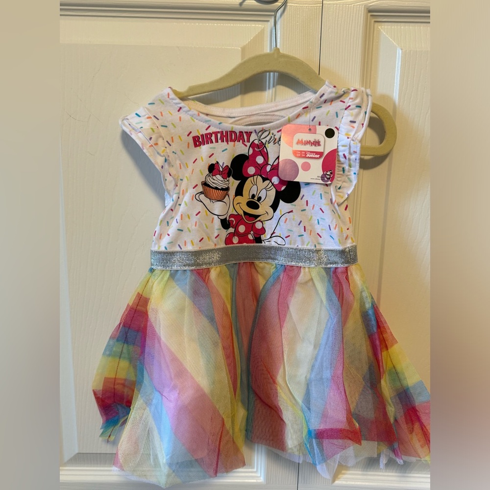 NWT Minnie Birthday Dress 2T